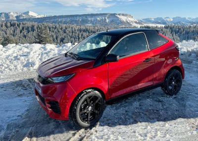 Aixam Coupe GTI rot Winter - Aixam Bayern