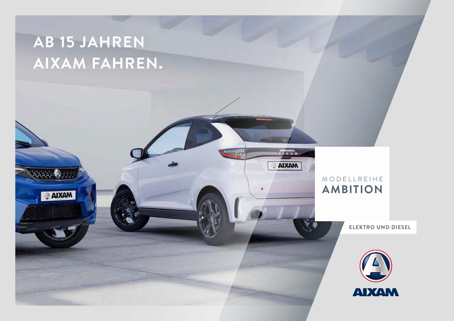 Aixam Ambition Diesel und Elektro Prospekt 